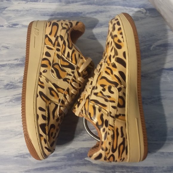Nike Air Force 1 Leopard Print Men size 10.5 - Picture 6 of 10